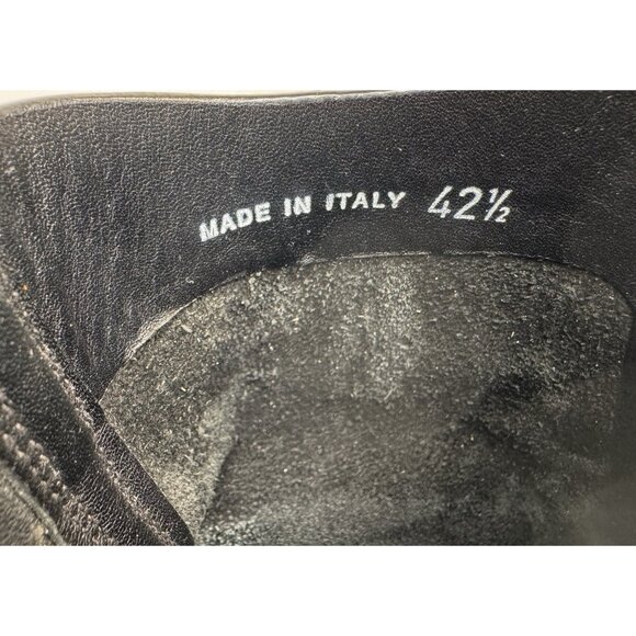 Rick Owens sneaker 42.5 Mastodon Black Leather Lace Up High Top - Picture 9 of 9